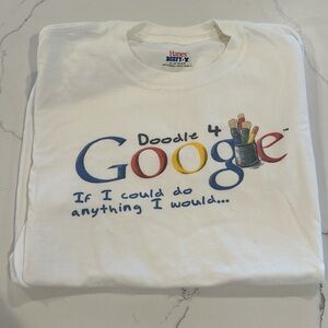 Vintage Doodle 4 Google “if i could do anything i would…” T-shirt